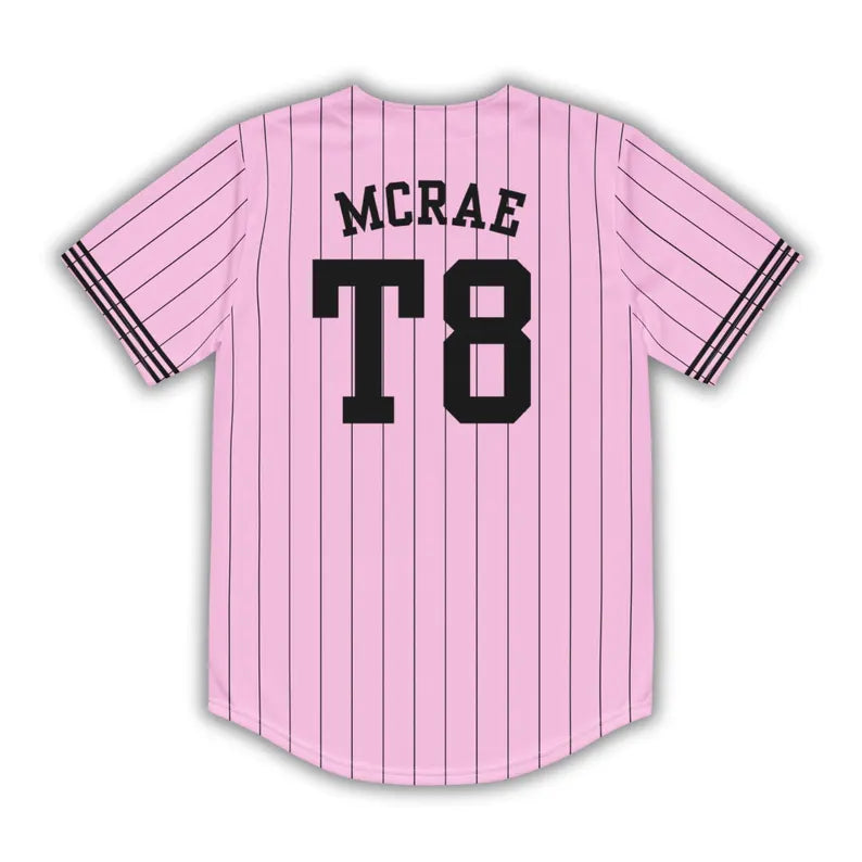 LIMITED EDITION - NEW CUSTOMIZED TATE MCRAE COLLECTION BASEBALL JERSEY