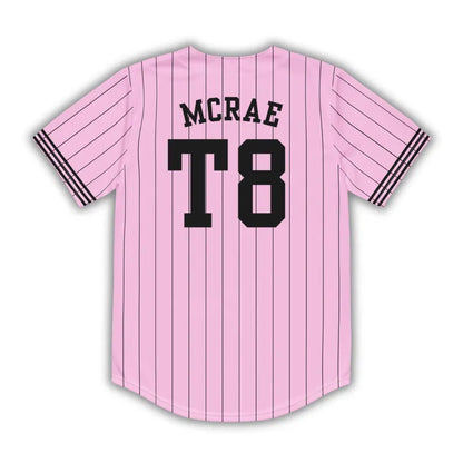 LIMITED EDITION - NEW CUSTOMIZED TATE MCRAE COLLECTION BASEBALL JERSEY