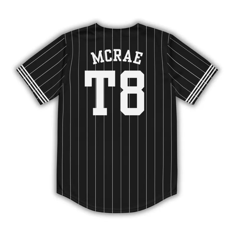 LIMITED EDITION - NEW CUSTOMIZED TATE MCRAE COLLECTION BASEBALL JERSEY