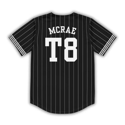 LIMITED EDITION - NEW CUSTOMIZED TATE MCRAE COLLECTION BASEBALL JERSEY