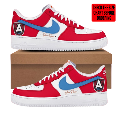 LIMITED EDITION - NEW CUSTOMIZED WNBA01 ALD ATLANTA DREAM AF1 SNEAKERS