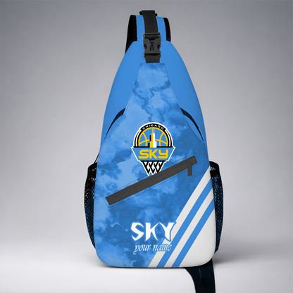 [FAN FAVORITE] NEW CUSTOMIZED WNBA02 CCS CHICAGO SKY SLING BAG