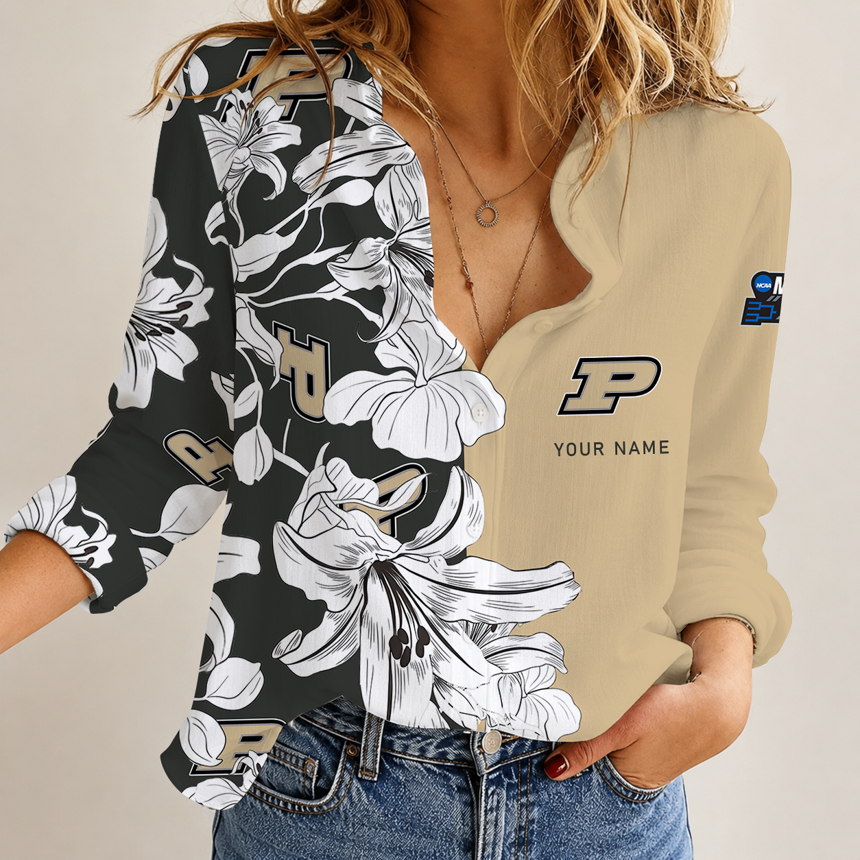 [FAN FAVORITE] NEW CUSTOMIZED NCAA MAM20 PUB PURDUE BOILERMAKERS STRAPPY WOMEN CASUAL SHIRT