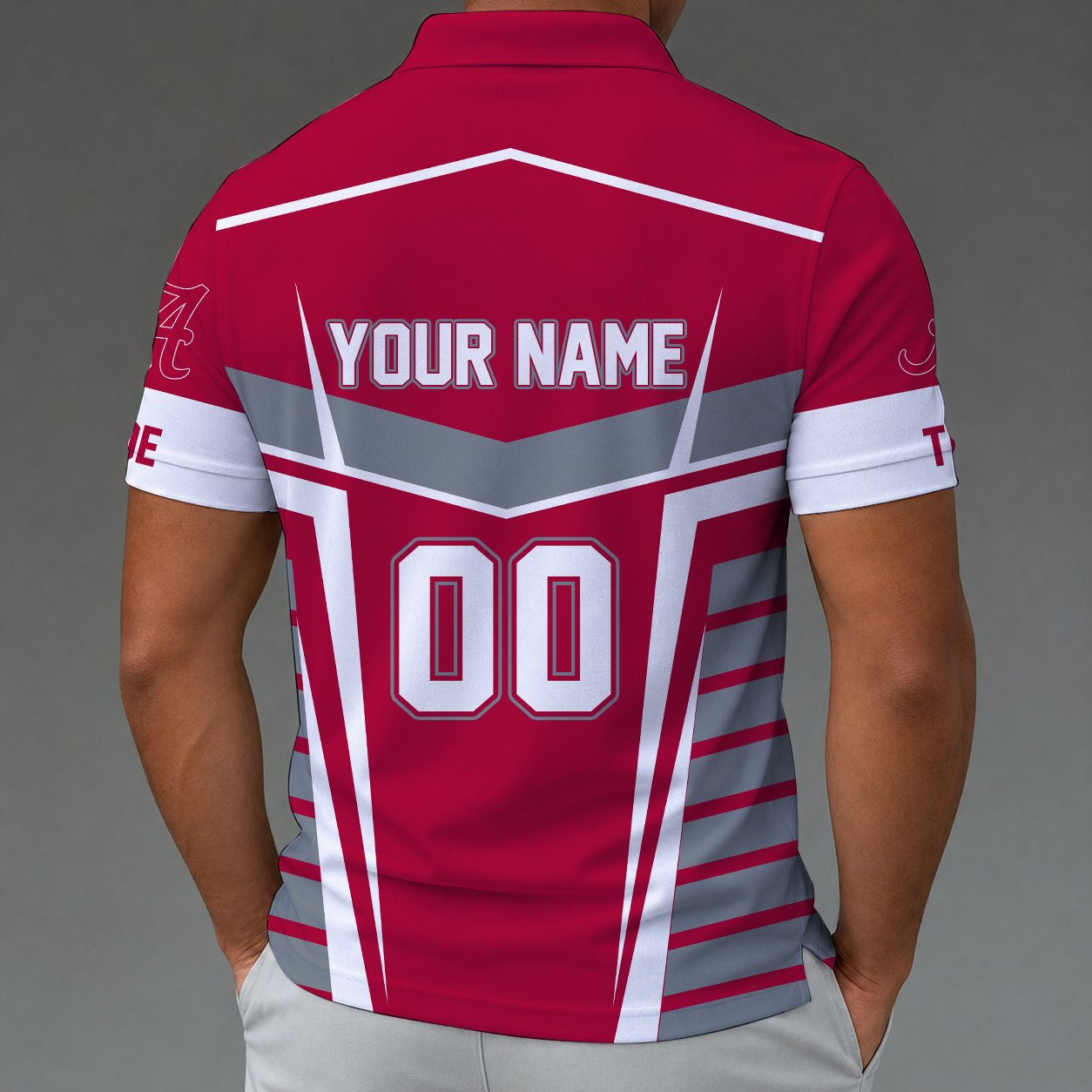 [FAN FAVORITE] NEW CUSTOMIZED NCAA CWS21 ABC ALABAMA CRIMSON TIDE POLO SHIRT