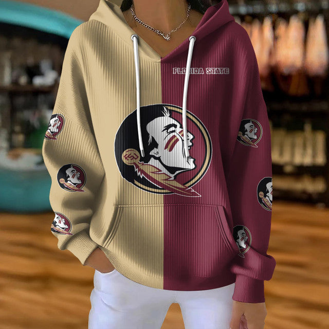 [FAN FAVORITE] NEW CUSTOMIZED NCAA FBS21 FLS FLORIDA STATE SEMINOLES RIBBED HOODIE & SWEATSHIRT