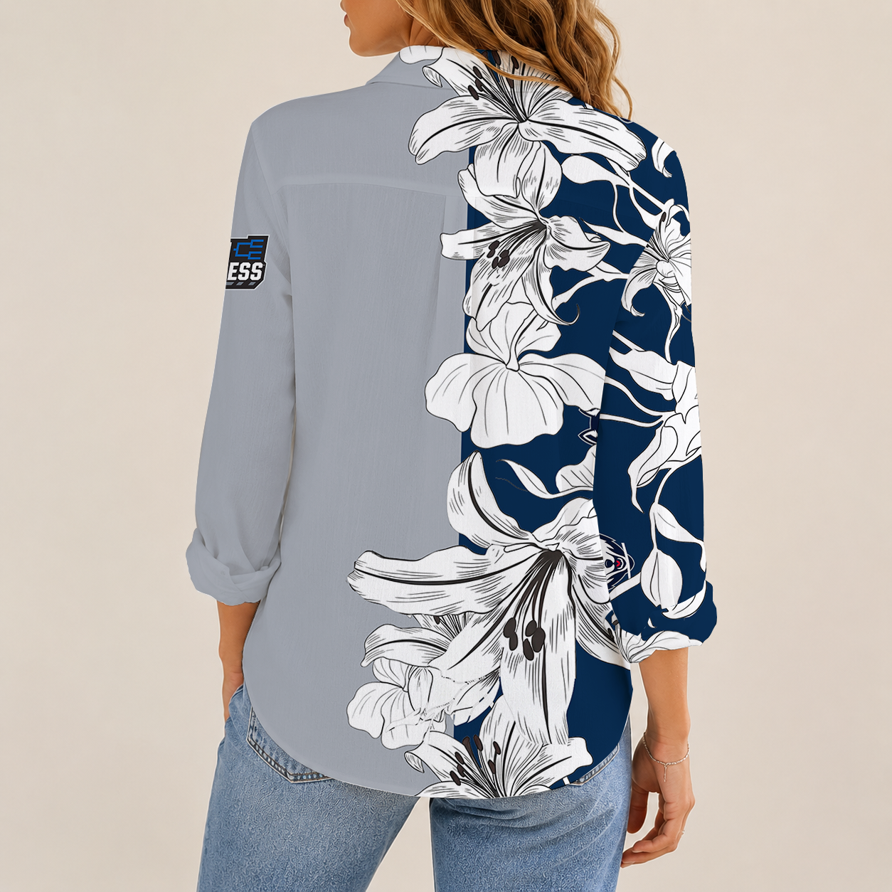 [FAN FAVORITE] NEW CUSTOMIZED NCAA MAM21 UCH UCONN HUSKIES STRAPPY WOMEN CASUAL SHIRT