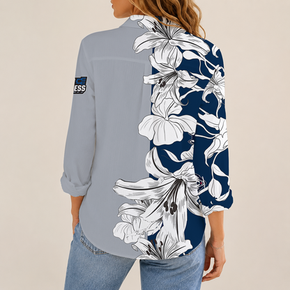 [FAN FAVORITE] NEW CUSTOMIZED NCAA MAM21 UCH UCONN HUSKIES STRAPPY WOMEN CASUAL SHIRT