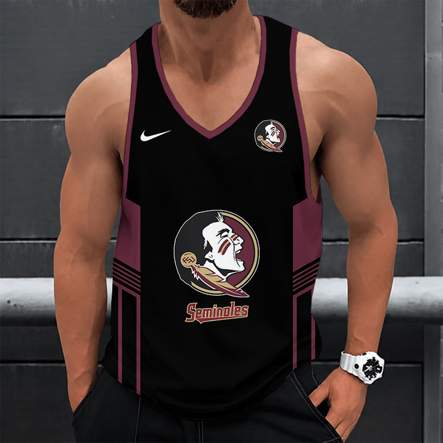 [FAN FAVORITE] NEW CUSTOMIZED NCAA FBS21 FLS FLORIDA STATE SEMINOLES UNISEX TANK TOP