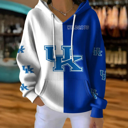 [FAN FAVORITE] NEW CUSTOMIZED NCAA MAM22 KEW KENTUCKY WILDCATS STRAPPY RIBBED HOODIE & SWEATSHIRT
