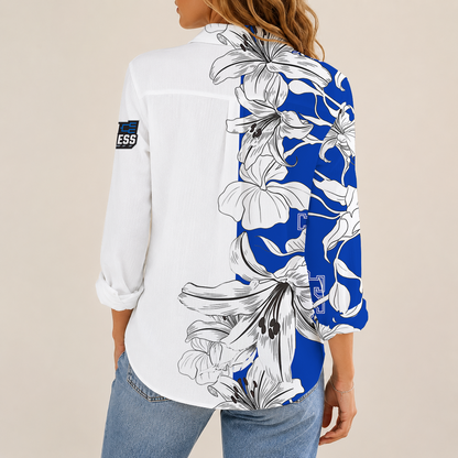 [FAN FAVORITE] NEW CUSTOMIZED NCAA MAM22 KEW KENTUCKY WILDCATS STRAPPY WOMEN CASUAL SHIRT