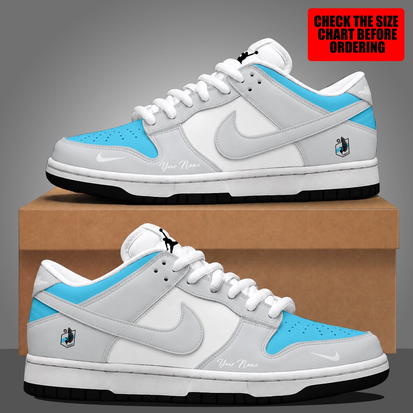 [FAN EXCLUSIVE] NEW CUSTOMIZED MLS22 MUF MINNESOTA UNITED FC DUNK LOW SHOES