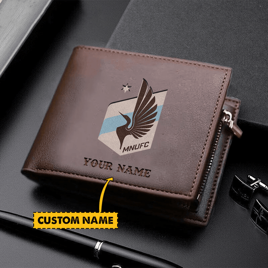 POPULAR NOW - NEW CUSTOMIZED MLS22 MUF MNST UNITED LEATHER WALLET
