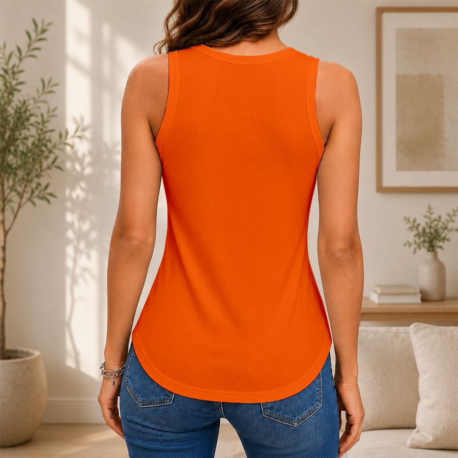 [FAN FAVORITE] NEW CUSTOMIZED NCAA MAM23 VIC VIRGINIA CAVALIERS WOMEN'S V-NECK TANK TOP