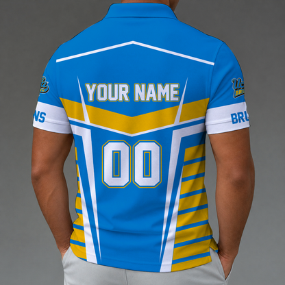 [FAN FAVORITE] NEW CUSTOMIZED NCAA CWS24 UCB UCLA BRUINS POLO SHIRT