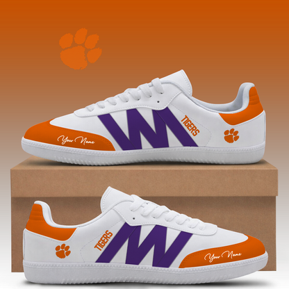 [FAN FAVORITE] NEW CUSTOMIZED NCAA CWS25 CST CLEMSON TIGERS CLASSIC SNEAKERS