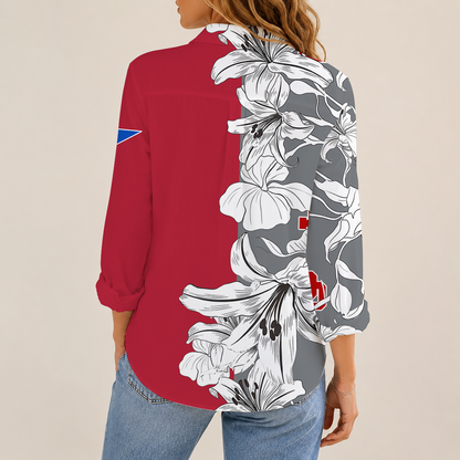 [FAN FAVORITE] NEW CUSTOMIZED NCAA FBS25 UTU UTAH UTES WOMEN CASUAL SHIRT