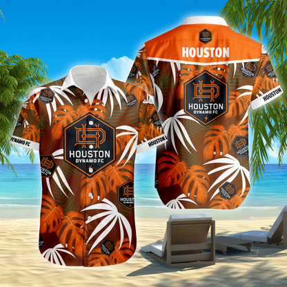 ENDING TODAY - NEW CUSTOMIZED MLS28 HDF HOUSTON DYNAMO FC UNISEX HAWAIIAN SHIRT