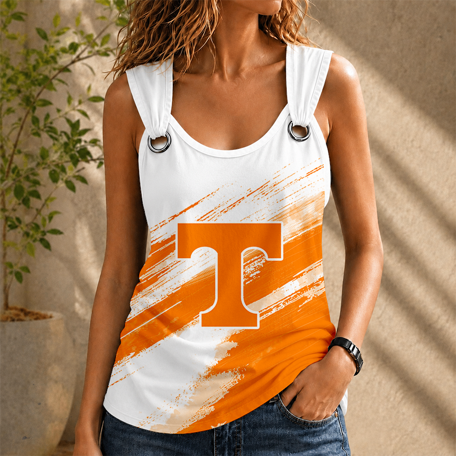 [FAN FAVORITE] NEW CUSTOMIZED NCAA MAM28 TNV TENNESSEE VOLUNTEERS O-RING SHOULDER TANK TOP