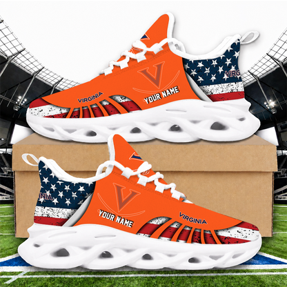 [FAN FAVORITE] NEW CUSTOMIZED NCAA CWS28 VIC VIRGINIA CAVALIERS UNISEX CLUNKY SNEAKERS