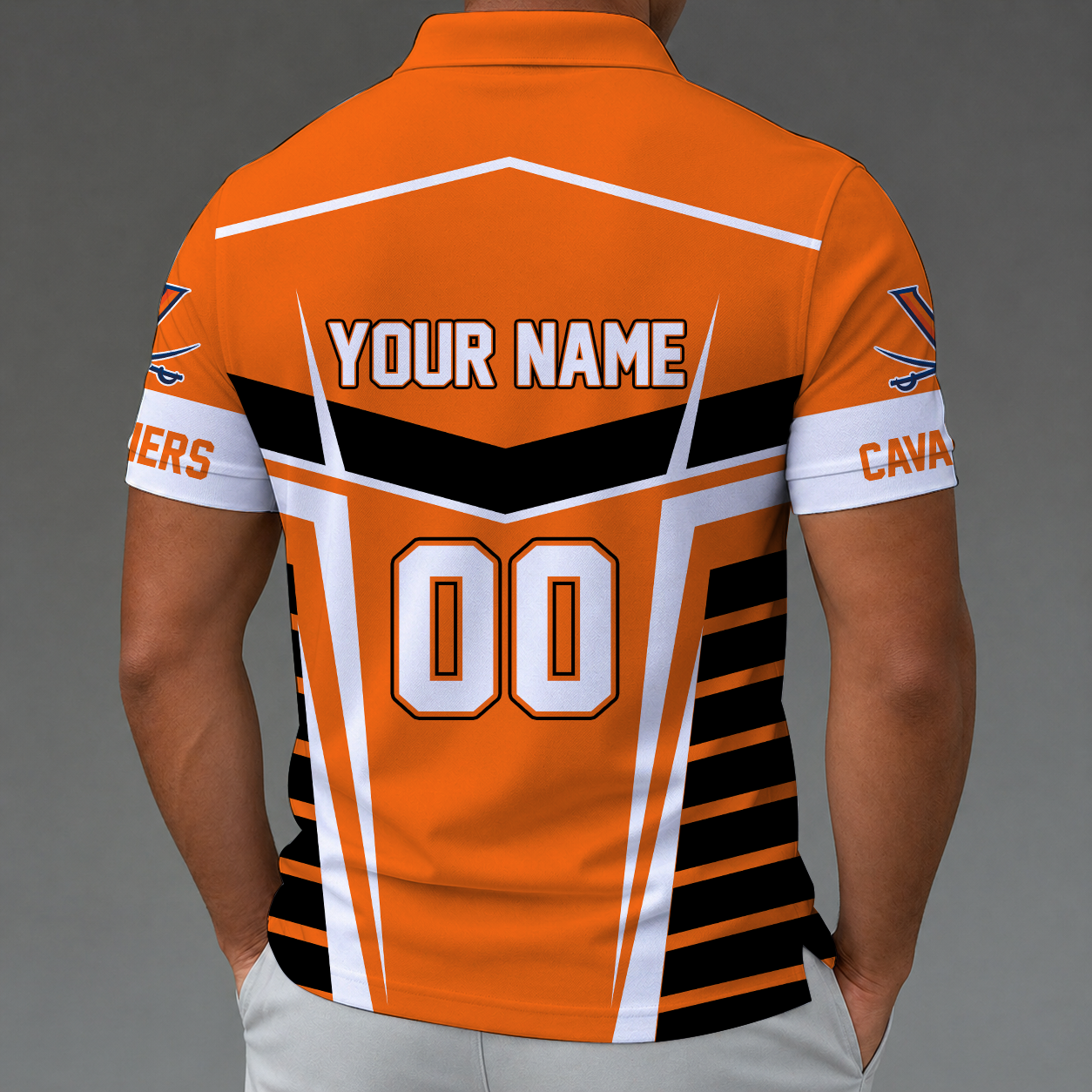 [FAN FAVORITE] NEW CUSTOMIZED NCAA CWS28 VIC VIRGINIA CAVALIERS POLO SHIRT