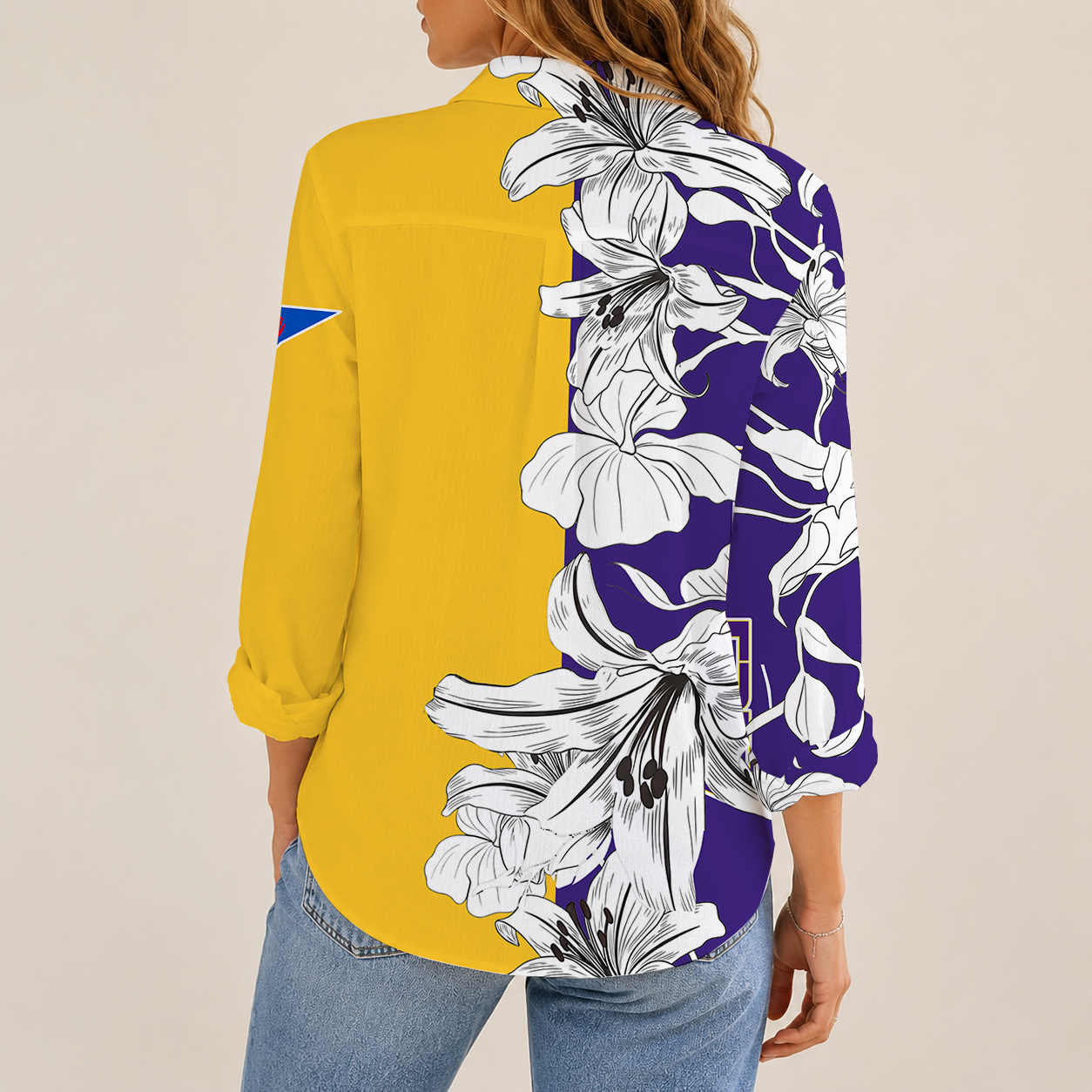 [FAN FAVORITE] NEW CUSTOMIZED NCAA FBS29 LST LSU TIGERS WOMEN CASUAL SHIRT