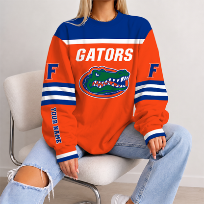 [FAN FAVORITE] NEW CUSTOMIZED NCAA FBS30 FLG FLORIDA GATORS UNISEX SWEATSHIRT