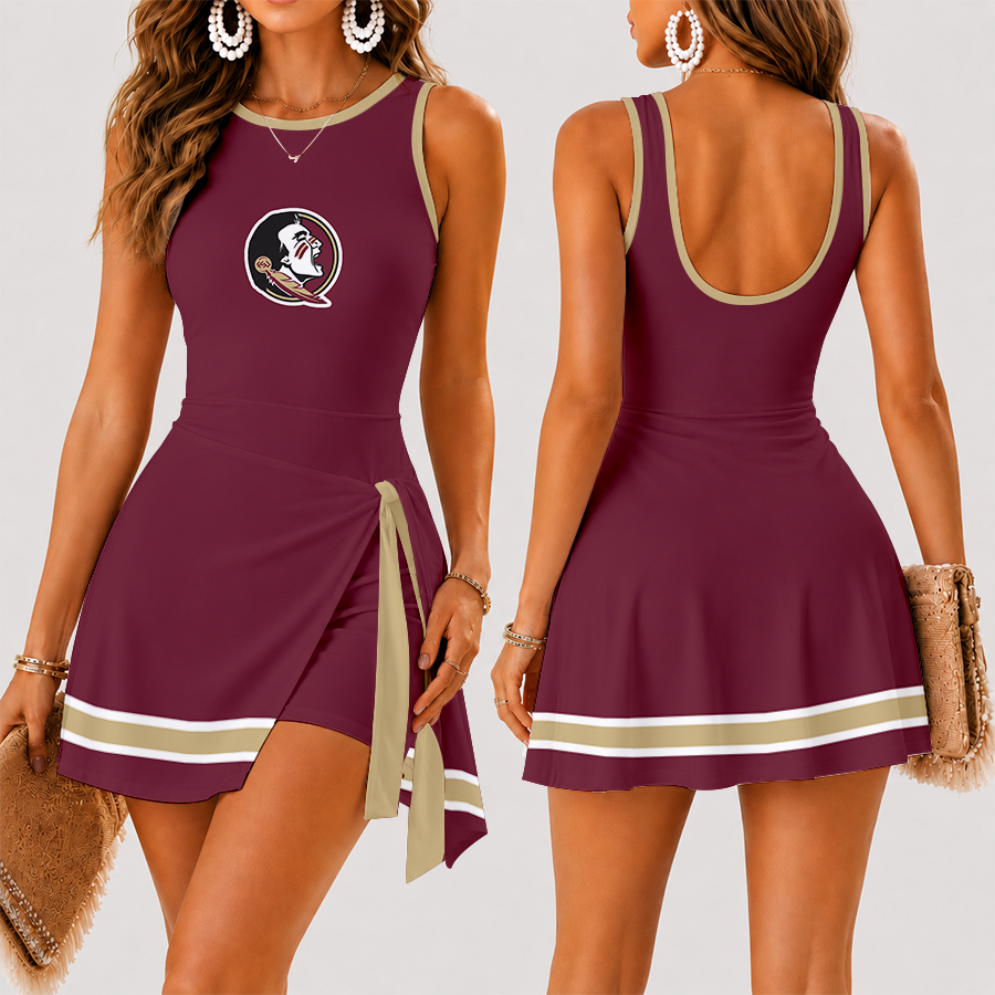 [FAN FAVORITE] NEW CUSTOMIZED NCAA FBS30 FLG FLORIDA GATORS WOMEN'S SUMMER SKORT DRESS