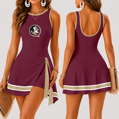 [FAN FAVORITE] NEW CUSTOMIZED NCAA FBS30 FLG FLORIDA GATORS WOMEN'S SUMMER SKORT DRESS
