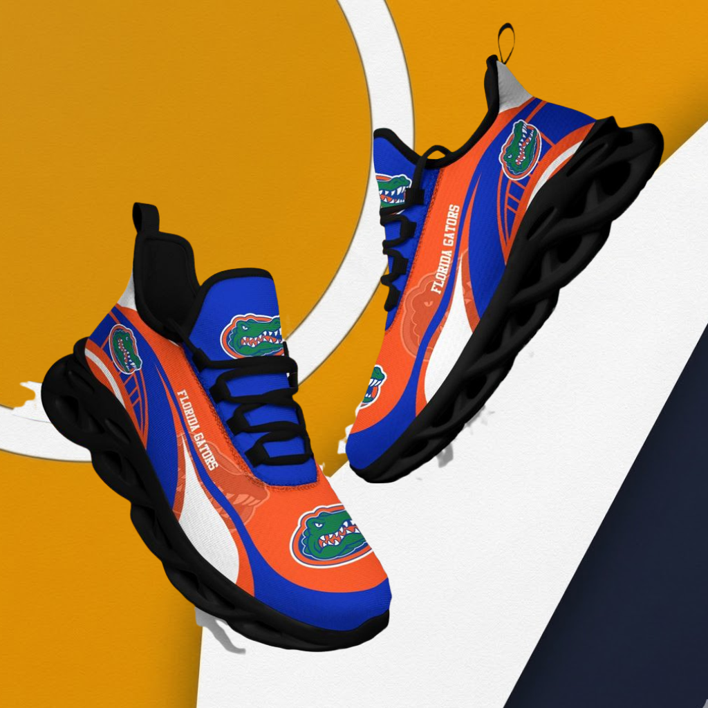 LIMITED EDITION - NEW CUSTOMIZED NCAA FBS30 FLG FLORIDA GATORS CLUNKY SNEAKERS