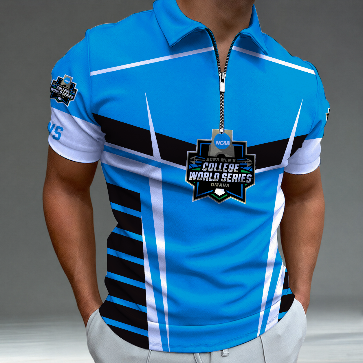 [FAN FAVORITE] NEW CUSTOMIZED NCAA CWS31 COLLEGE WORLD SERIES POLO SHIRT