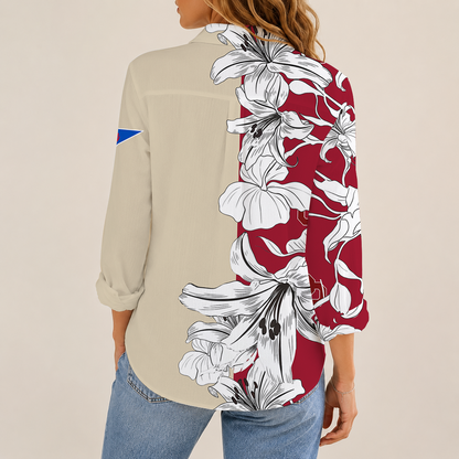 [FAN FAVORITE] NEW CUSTOMIZED NCAA FBS31 OUS OKLAHOMA SOONERS WOMEN CASUAL SHIRT