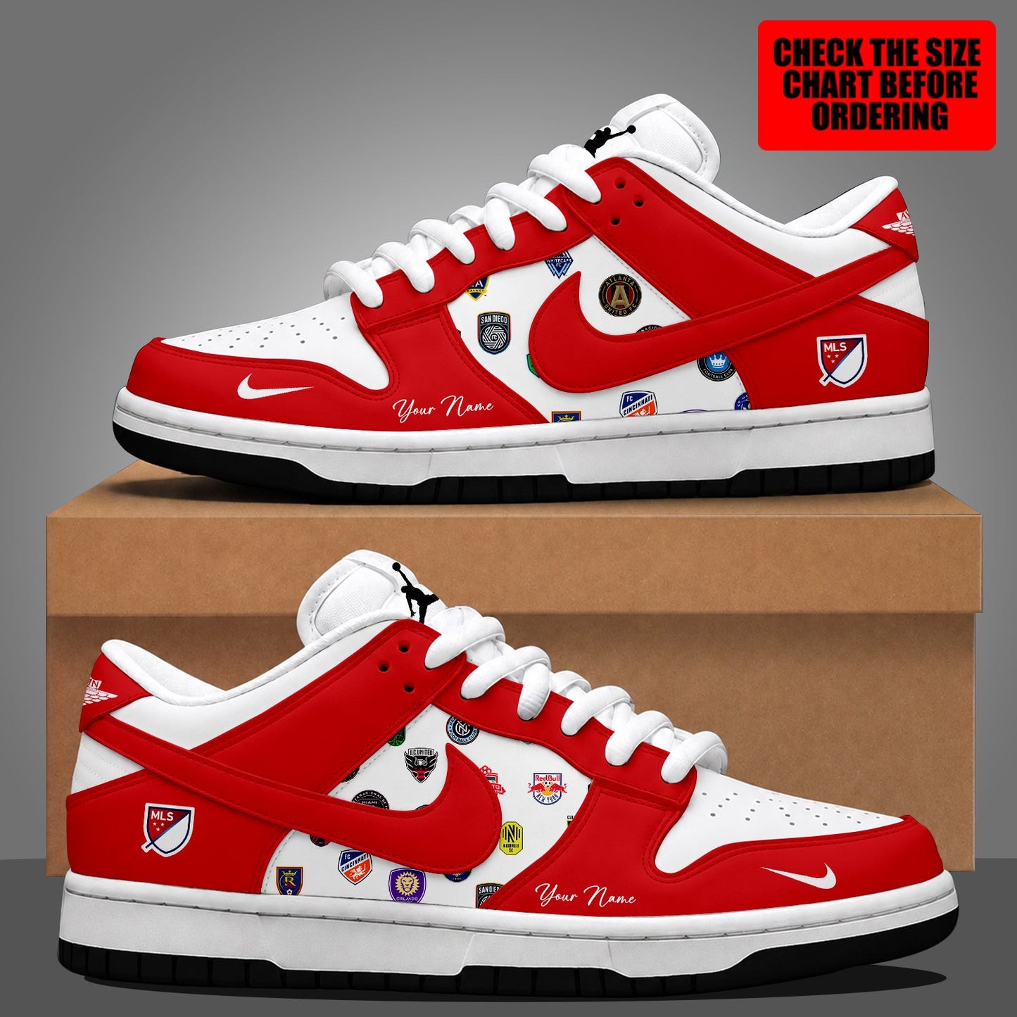 [FAN EXCLUSIVE] NEW CUSTOMIZED MLS32 SOA MLS ALL TEAM DUNK LOW SHOES