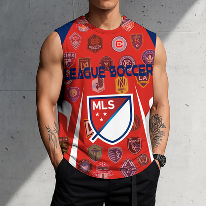 LIMITED EDITION - NEW CUSTOMIZED MLS32 MLC ALL TEAMS TANK TOP & GYM SHIRT