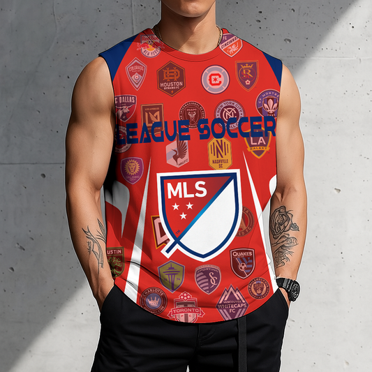 LIMITED EDITION - NEW CUSTOMIZED MLS32 MLC ALL TEAMS TANK TOP & GYM SHIRT