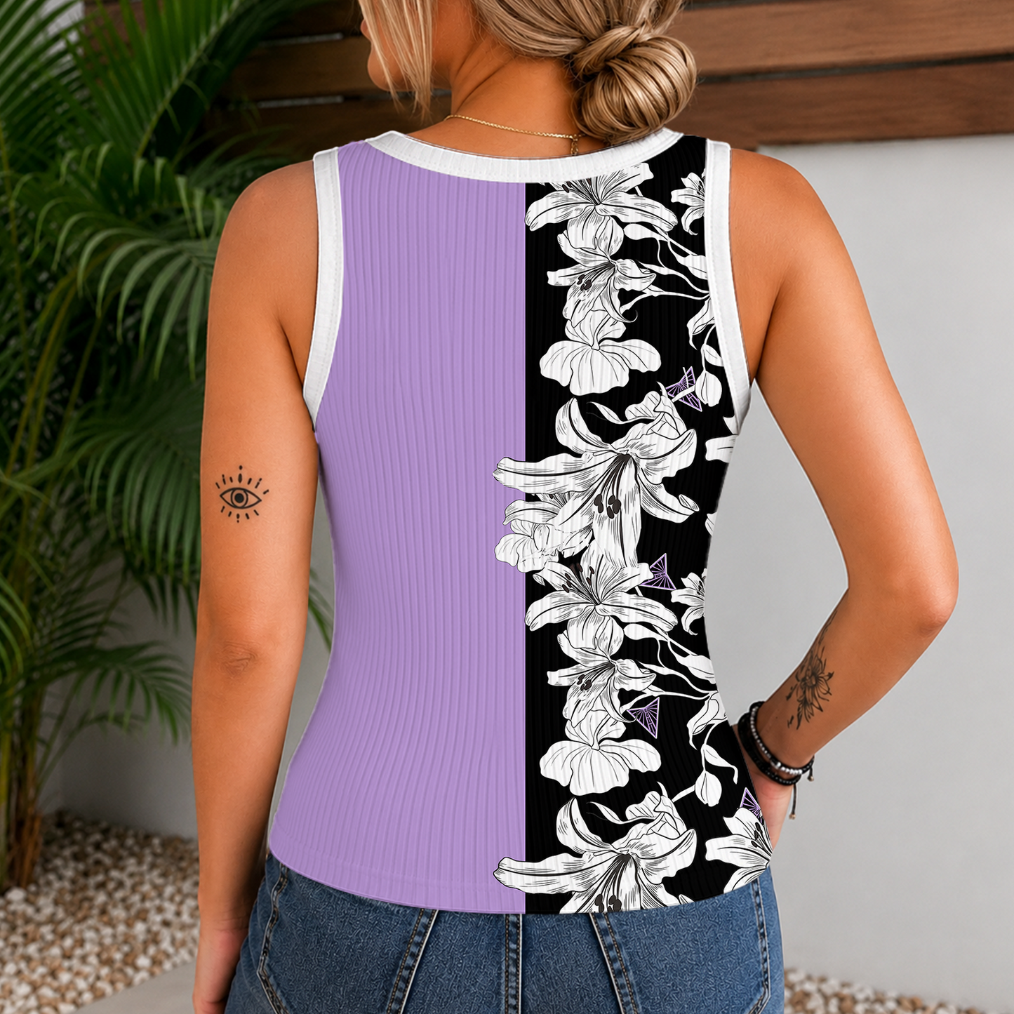 [FAN FAVORITE] NEW CUSTOMIZED WNBA05 GSV GOLDEN STATE VALKYRIES WOMEN'S V-NECK TANK TOP