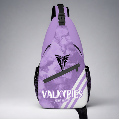 [FAN FAVORITE] NEW CUSTOMIZED WNBA05 GSV GOLDEN STATE VALKYRIES SLING BAG