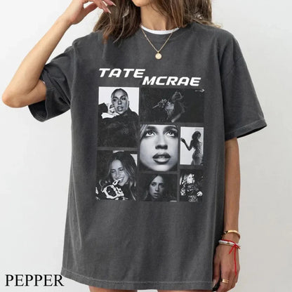 LIMITED EDITION - NEW CUSTOMIZED TATE MCRAE COLLECTION UNISEX T-SHIRT, POLO, HOODIE & JACKETS