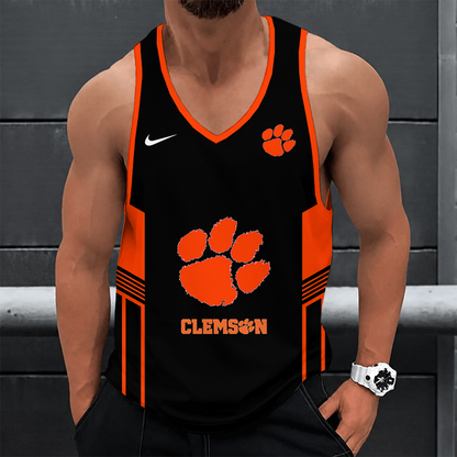 [FAN FAVORITE] NEW CUSTOMIZED NCAA FBS07 CST CLEMSON TIGERS UNISEX TANK TOP