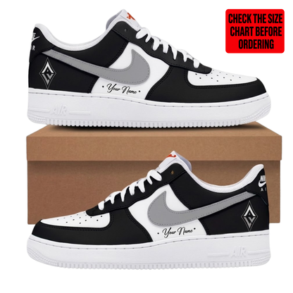 LIMITED EDITION - NEW CUSTOMIZED WNBA07 LVA LAS VEGAS ACES AF1 SNEAKERS
