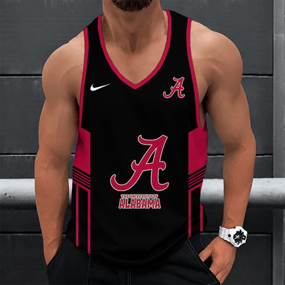 [FAN FAVORITE] NEW CUSTOMIZED NCAA FBS08 ABC ALABAMA CRIMSON TIDE UNISEX TANK TOP