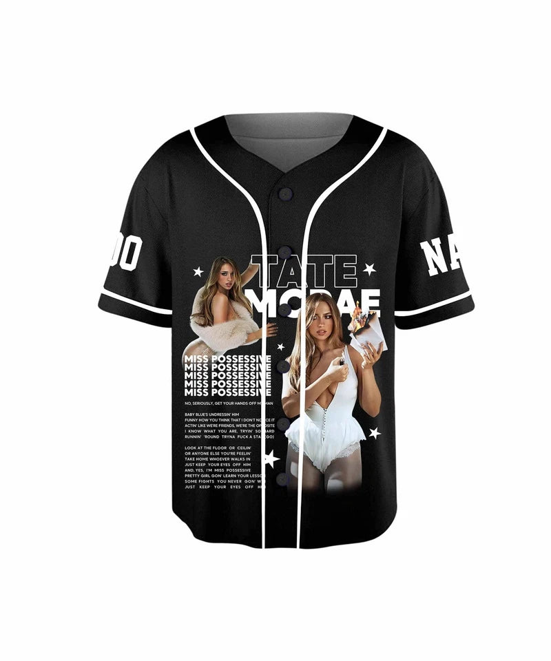 LIMITED EDITION - NEW CUSTOMIZED TATE MCRAE COLLECTION BASEBALL JERSEY