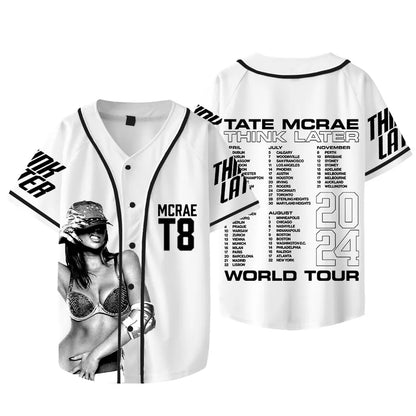 LIMITED EDITION - NEW CUSTOMIZED TATE MCRAE COLLECTION BASEBALL JERSEY