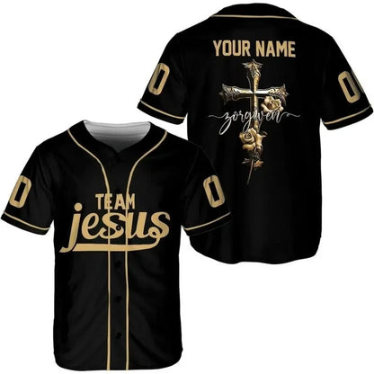 LIMITED EDITION - NEW CUSTOMIZED JESUS COLLECTION BASEBALL JERSEY