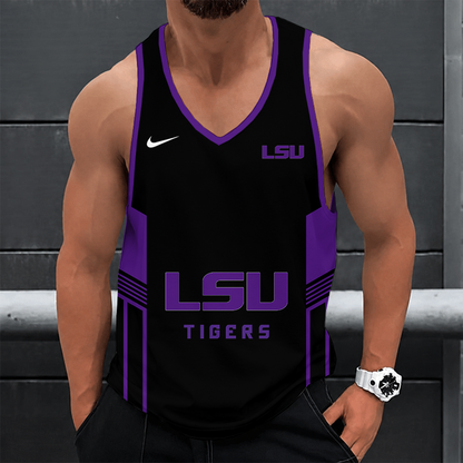 [FAN FAVORITE] NEW CUSTOMIZED NCAA CWS07 LST LSU TIGERS UNISEX TANK TOP