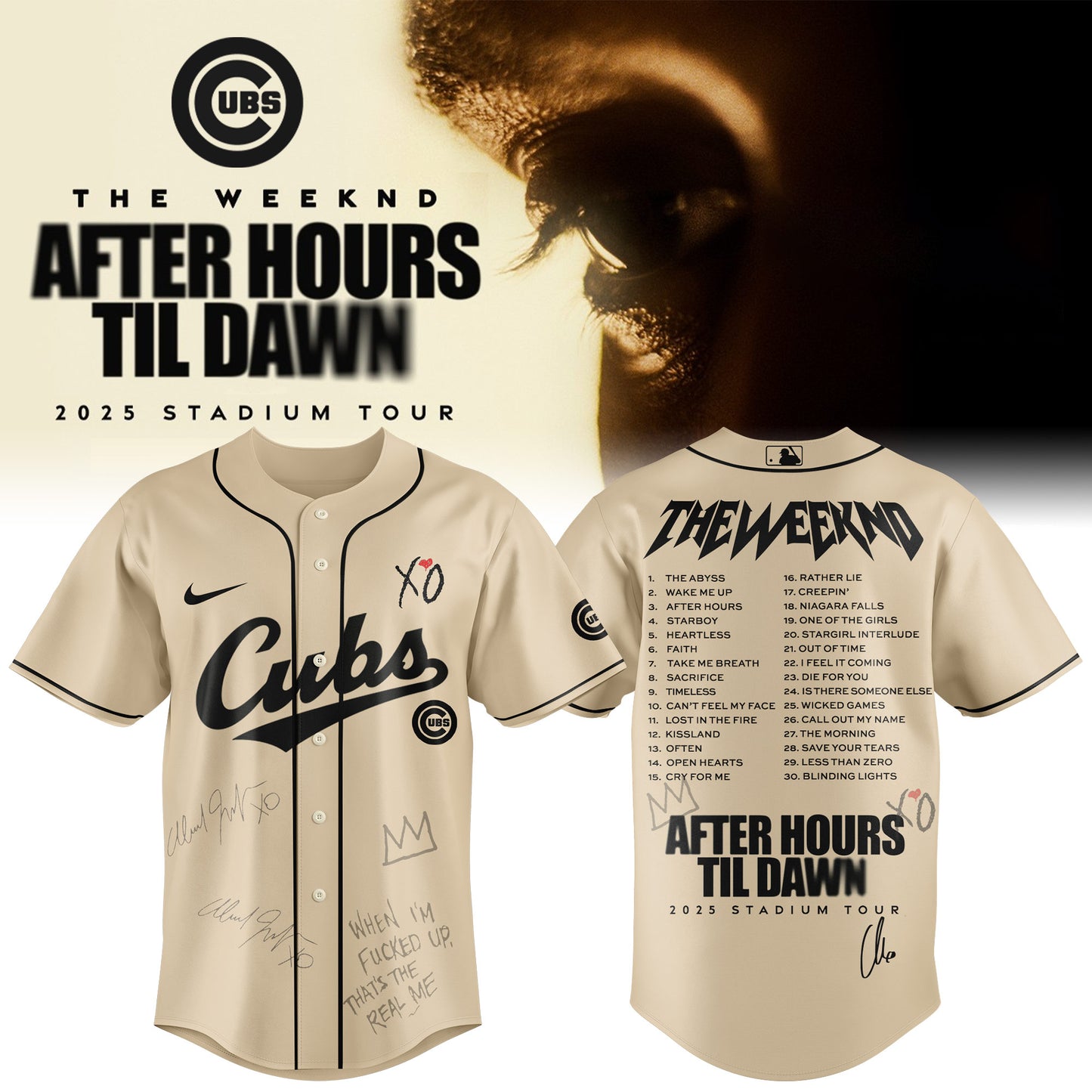 CHC x The Weeknd After Hours Til Dawn Jersey Limited Edition