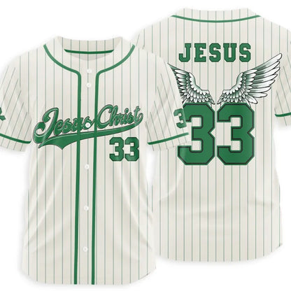 LIMITED EDITION - NEW CUSTOMIZED JESUS COLLECTION BASEBALL JERSEY