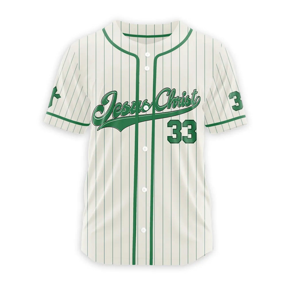LIMITED EDITION - NEW CUSTOMIZED JESUS COLLECTION BASEBALL JERSEY