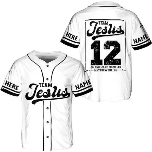 LIMITED EDITION - NEW CUSTOMIZED JESUS COLLECTION BASEBALL JERSEY