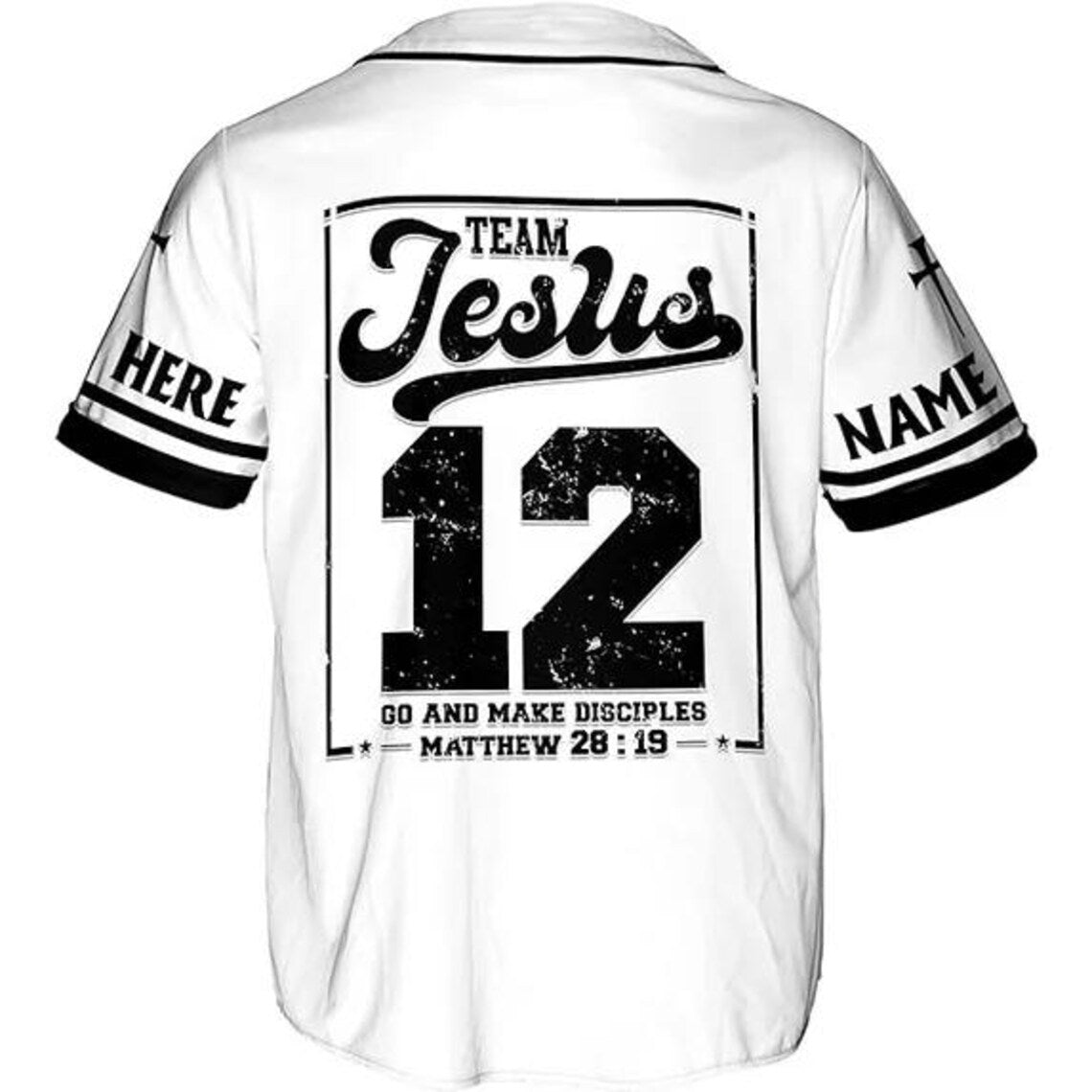 LIMITED EDITION - NEW CUSTOMIZED JESUS COLLECTION BASEBALL JERSEY